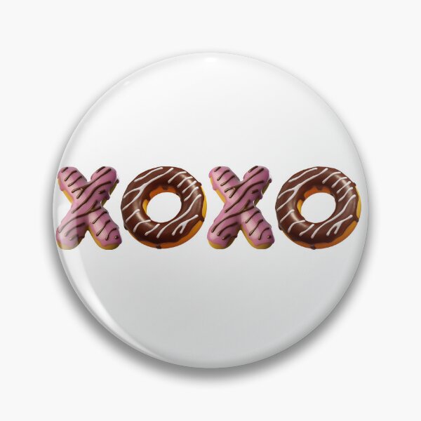 Aperçu de l'œuvre XOXO Donut Love – Cadeau amusant pour la Saint-Valentin créée et vendue par LipsLab.