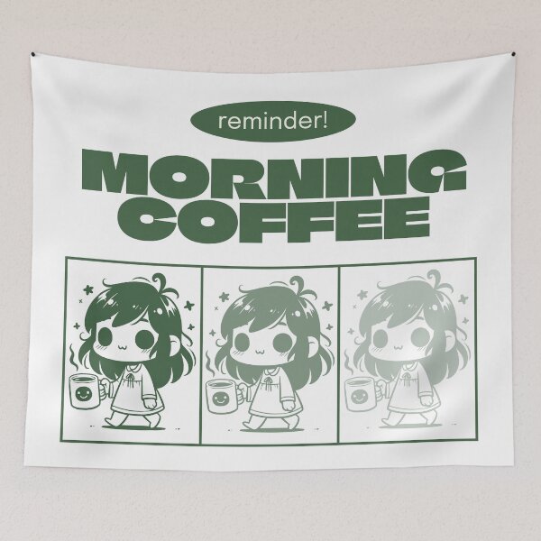Item preview, Morning coffee, reminder designed and sold by Alma-design-art.