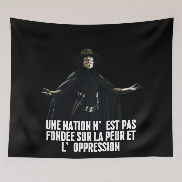 Aperçu de l'œuvre "Une nation n¨est pas fondée sur la peur et l´oppression" créée et vendue par PatronesKawai.