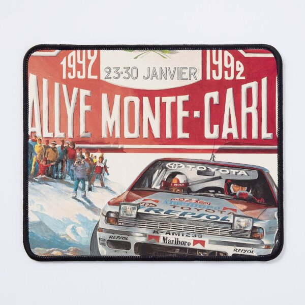 Item preview, Monte Carlo Rally 1992 – Classic WRC Rally Poster, Vintage Motorsport Art, Historic Winter Rally Racing Design designed and sold by Road To Track.