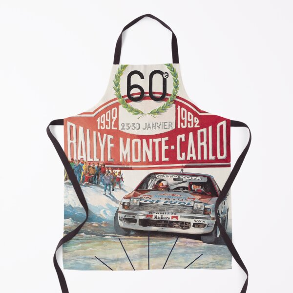 Item preview, Monte Carlo Rally 1992 – Classic WRC Rally Poster, Vintage Motorsport Art, Historic Winter Rally Racing Design designed and sold by Road To Track.