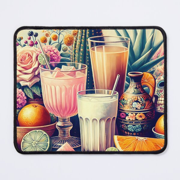 Item preview, Aguas Frescas Watercolor, Mexican Drink Illustration designed and sold by dulceguavashop.