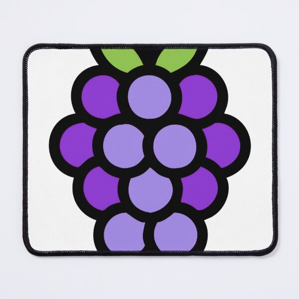 Item preview, Stylized Illustration of a Grape Cluster with Green Leaves designed and sold by Creative88Art.