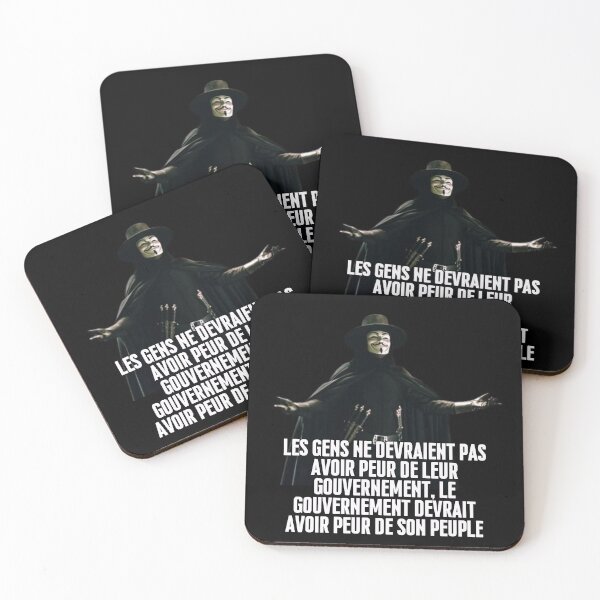Item preview, "Le genes ne devraient pas avoir peur de leur gouvernemen, le gouvernement devrait avoir peur de son peuple" designed and sold by PatronesKawai.