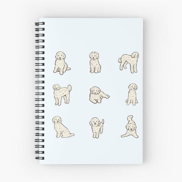 Item preview, White Cavapoo dog pack designed and sold by Mayarart.