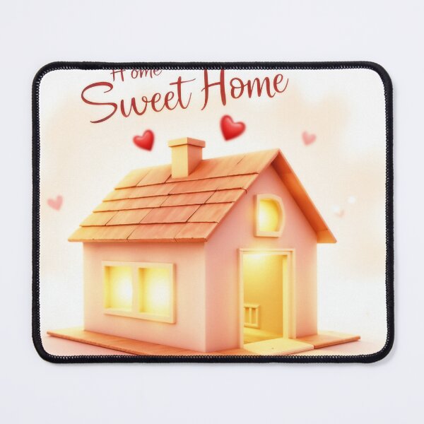Item preview, Glowing Miniature House with Floating Hearts and Warm Light designed and sold by Creative88Art.