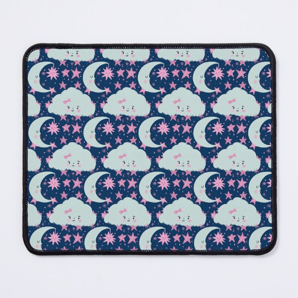 Item preview, Celestial Dreams: Kawaii Moon & Stars Night Sky Pattern illustrator Jemma Jamie SKidmore designed and sold by Jemma Jamie Skidmore.