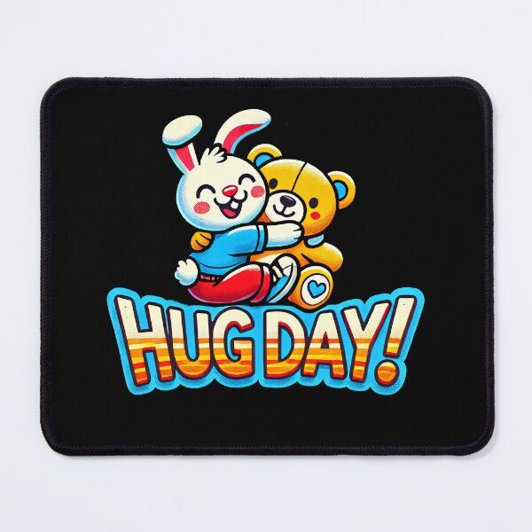 Item preview, Bunny and Bear Happy Hug Day love designed and sold by TS-Des.