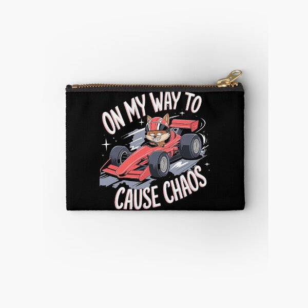 Item preview, Funny Fox Racing Design - Chaos Lover Formula Car Artwork designed and sold by love3617.