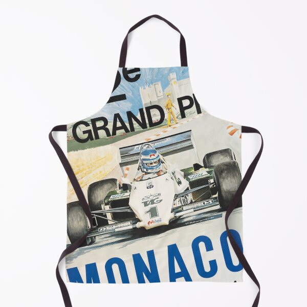 Item preview, Monaco Grand Prix 1984 – Vintage Formula 1 Poster, Classic F1 Racing Art, Historic Monte Carlo Motorsport Design designed and sold by Road To Track.