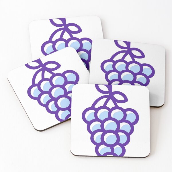 Item preview, Stylized Illustration of Grapes with Purple and Blue Colors designed and sold by Creative88Art.