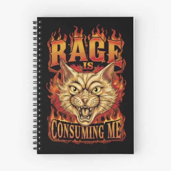 Item preview, Rage Is Consuming Me Cat designed and sold by Redgiant87x.