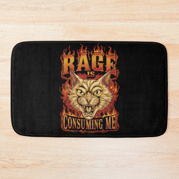 Item preview, Rage Is Consuming Me Cat designed and sold by Redgiant87x.