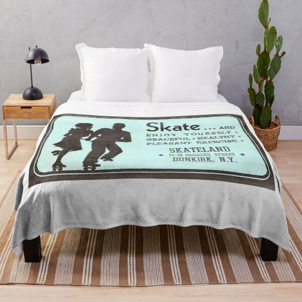 Item preview, Skateland Dunkirk New York Roller Skating Rink Sticker Decal Label designed and sold by tislord.