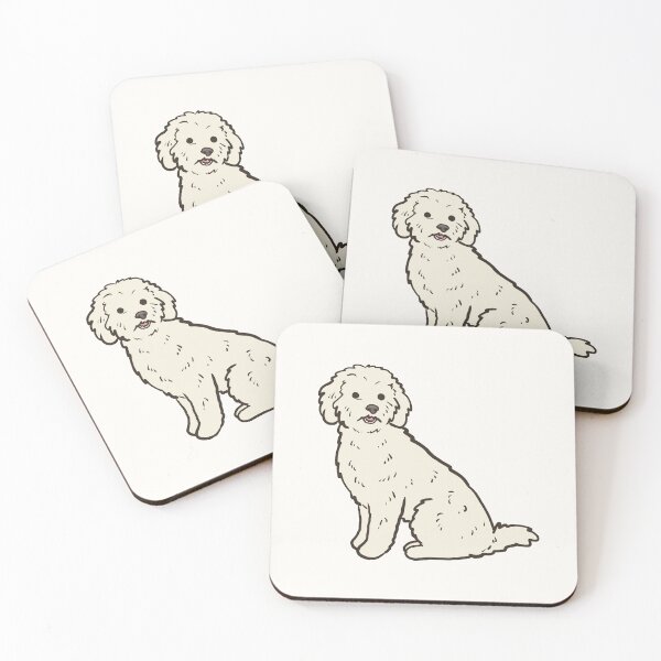 Item preview, Cavapoo dog art designed and sold by Mayarart.