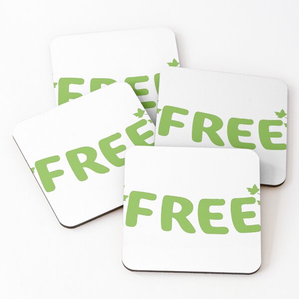 Item preview, Green FREE Text with Ivy Leaves and Ribbons on Black Background designed and sold by Creative88Art.