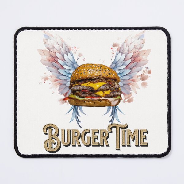 Item preview, Flaying Burger time designed and sold by dudart-shop.