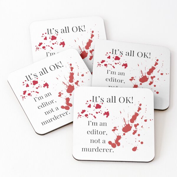 Item preview, Editor Not Murderer designed and sold by Kindred & Thistle.