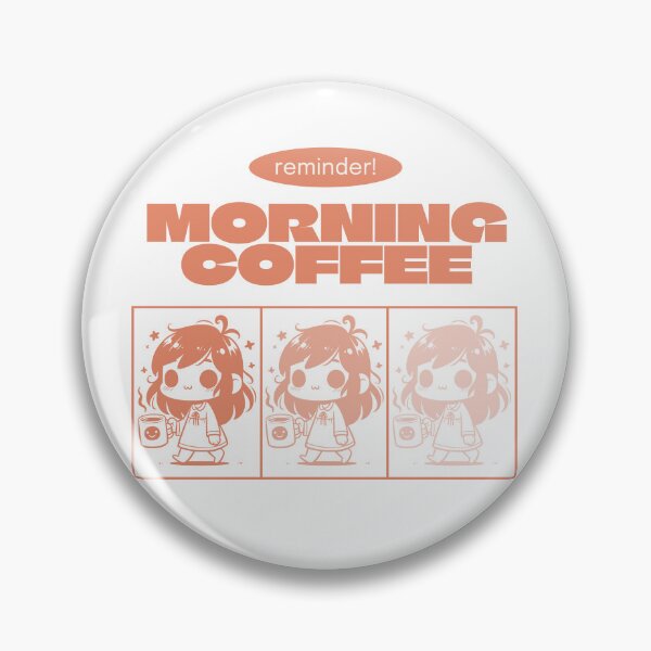 Item preview, Morning coffee, reminder, Pink designed and sold by Alma-design-art.