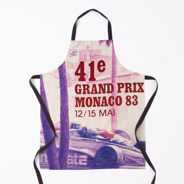 Item preview, Monaco Grand Prix 1983 – Vintage Formula 1 Poster, Classic F1 Racing Art, Historic Monte Carlo Motorsport Design designed and sold by Road To Track.