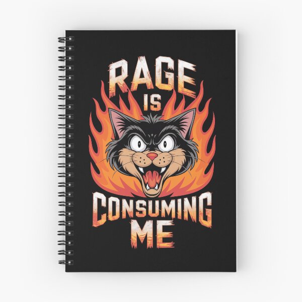 Item preview, Rage Is Consuming Me Cat designed and sold by Redgiant87x.