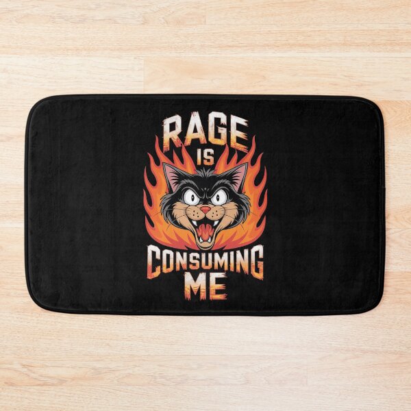 Item preview, Rage Is Consuming Me Cat designed and sold by Redgiant87x.