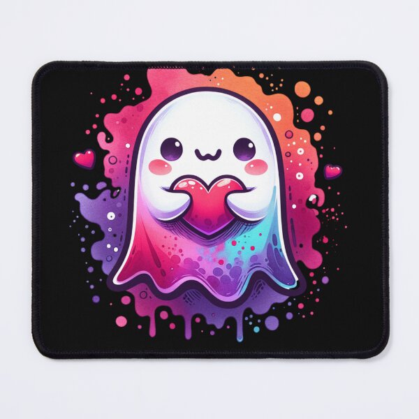 Item preview, Cozy Valentines Ghost, cute spooky Ghost Valentine designed and sold by Truck Stop One.