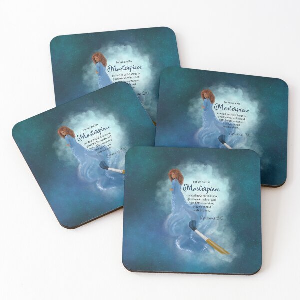Item preview, His Masterpiece | Ephesians 2:10 | Blue Background designed and sold by FruitfullyC.