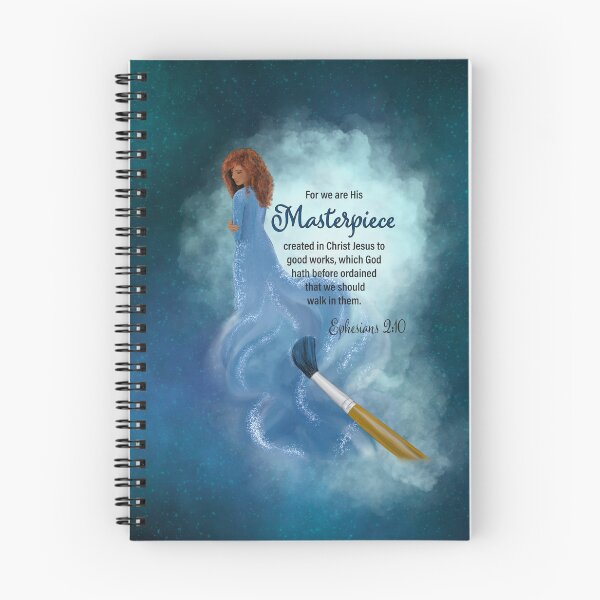 Item preview, His Masterpiece | Ephesians 2:10 | Blue Background designed and sold by FruitfullyC.