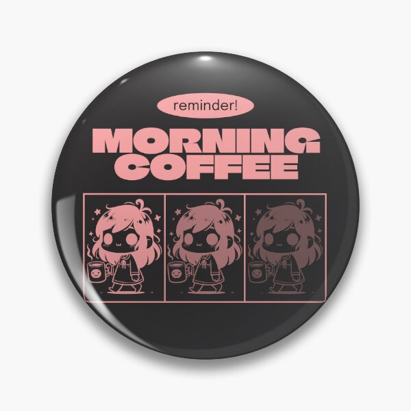 Item preview, Morning coffee, reminder, PINK designed and sold by Alma-design-art.