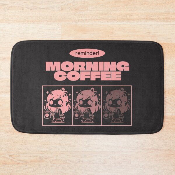 Item preview, Morning coffee, reminder, PINK designed and sold by Alma-design-art.
