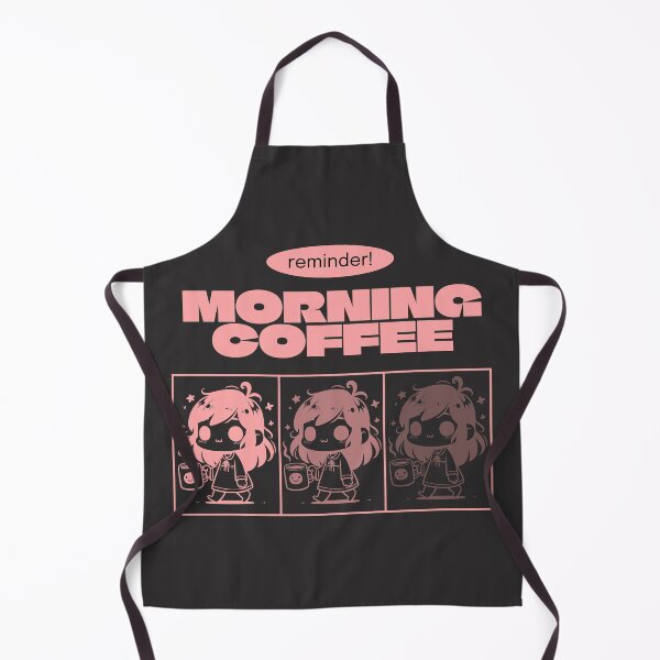 Item preview, Morning coffee, reminder, PINK designed and sold by Alma-design-art.