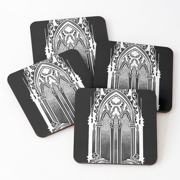 Item preview, Gothic Cathedral Tattoo designed and sold by MORIANO TATTOOS.