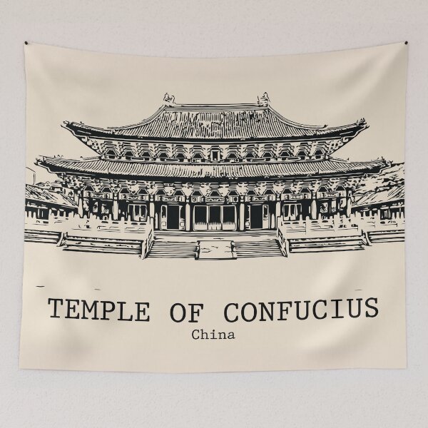 Item preview, Temple of Confucius - China designed and sold by Lakeric Cityscapes.