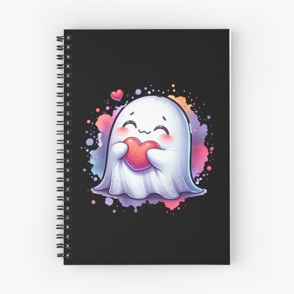 Item preview, Cozy Valentines Ghost, cute spooky Ghost Valentine designed and sold by Truck Stop One.
