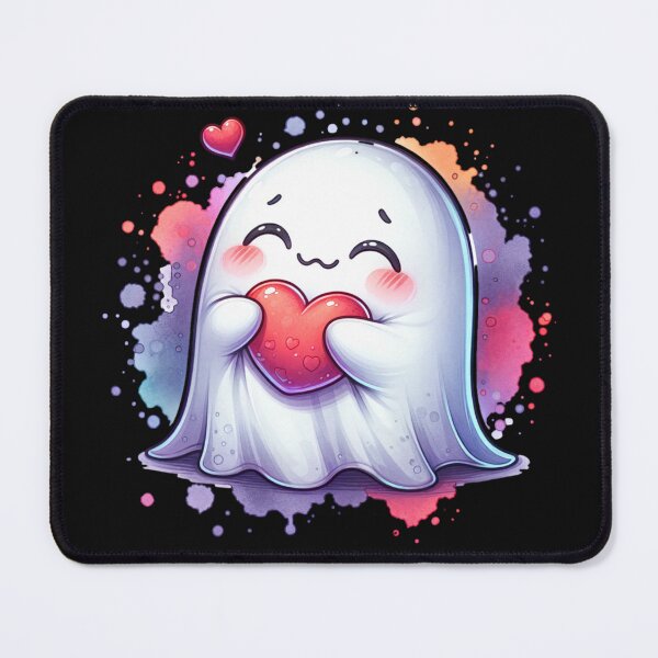 Item preview, Cozy Valentines Ghost, cute spooky Ghost Valentine designed and sold by Truck Stop One.