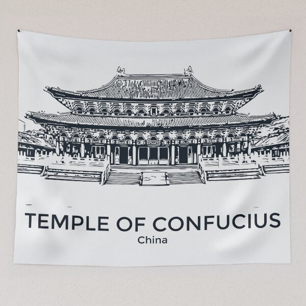 Item preview, Temple of Confucius - China designed and sold by Lakeric Cityscapes.