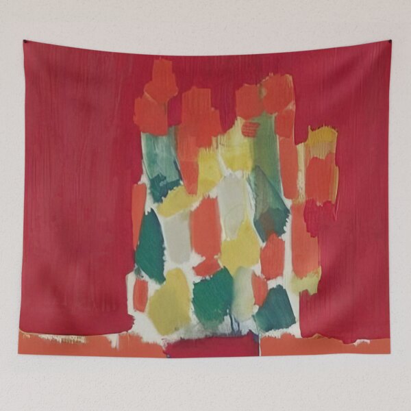 Item preview, Nicolas De Staël - Fleurs Rouges designed and sold by irynaartbyim.