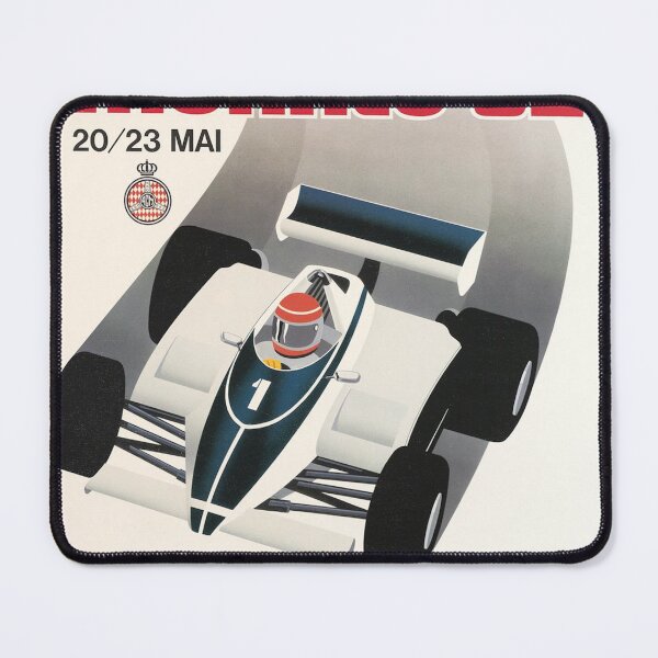 Item preview, Monaco Grand Prix 1982 - Vintage Formula 1 Poster, Classic F1 Racing Art, Historic Monte Carlo Race Design designed and sold by Road To Track.
