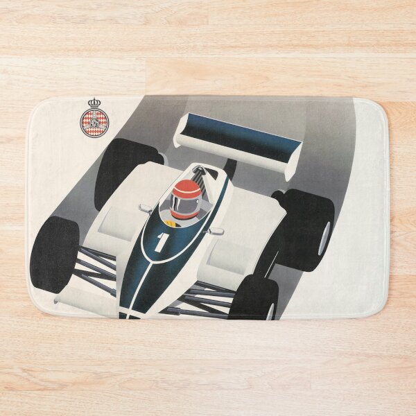 Item preview, Monaco Grand Prix 1982 - Vintage Formula 1 Poster, Classic F1 Racing Art, Historic Monte Carlo Race Design designed and sold by Road To Track.