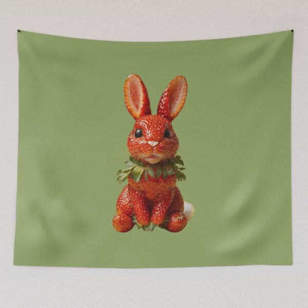 Item preview, Strawberry Rabbit designed and sold by Rue Market.