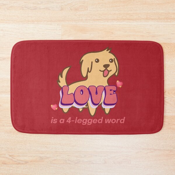 Item preview, Love Is A 4-Legged Word Dog Lovers designed and sold by HeavenlyHuesStudio.