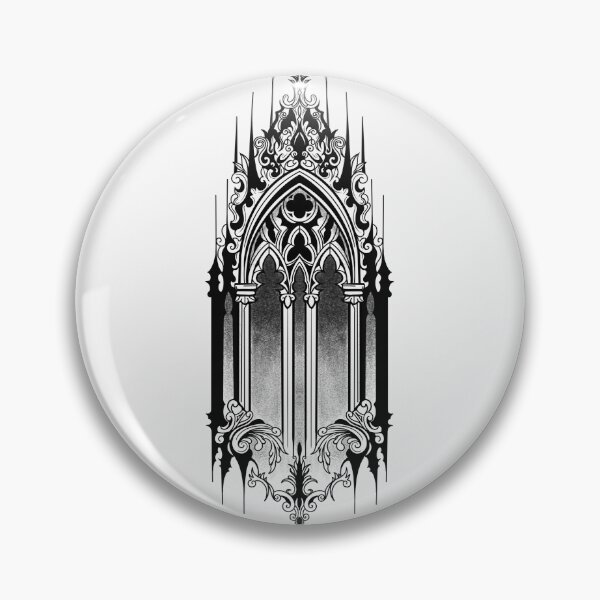 Item preview, Gothic Cathedral Tattoo designed and sold by MORIANO TATTOOS.