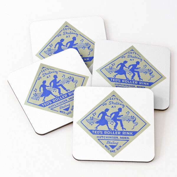 Item preview, Teds Roller Rink Hutchinson Minnesota Roller Skating Rink Sticker Decal Label designed and sold by tislord.
