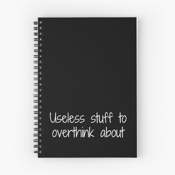 Item preview, Useless Stuff To Overhink About Funny Overthinking Saying designed and sold by CuteLovelyDesigns.