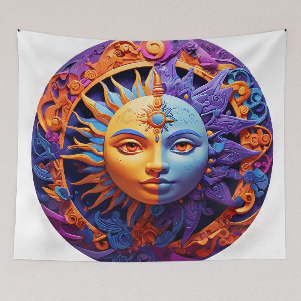 Item preview, Cosmic Twins: Sun and Moon Cosmic Twins: Sun and Moon designed and sold by SpectrumEssence.