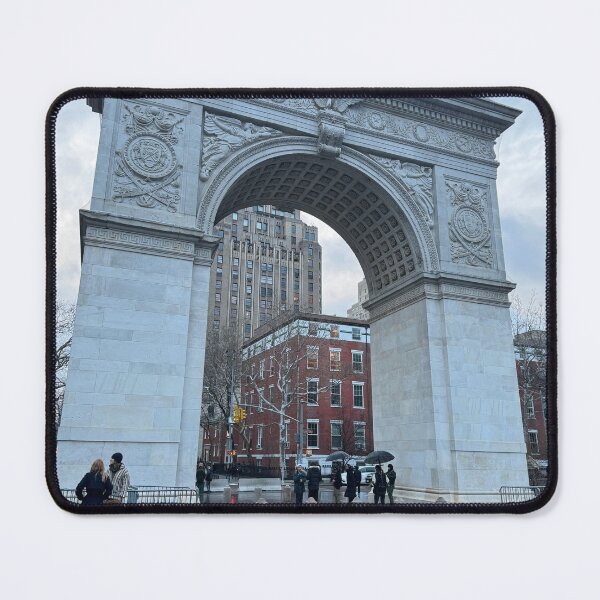Item preview, Washington Square Arch Winter Day - Iconic NYC Landmark Photography designed and sold by MMVisualArts.