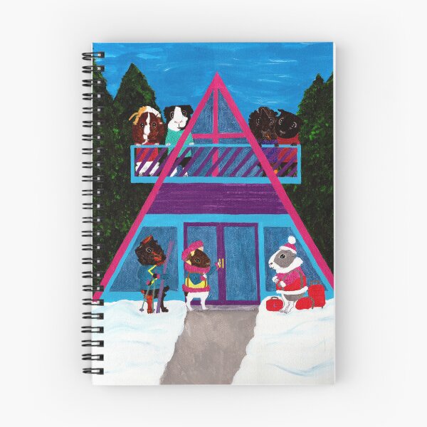 Item preview, Guinea Pig Snapshot - Ski Vacation II: Pighalla Chalet designed and sold by Guinea Pigs and Books.
