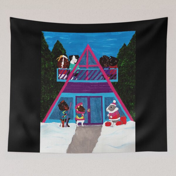 Item preview, Guinea Pig Snapshot - Ski Vacation II: Pighalla Chalet designed and sold by Guinea Pigs and Books.