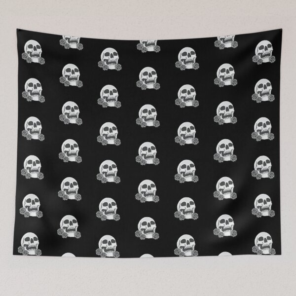 Item preview, Skull x Rose l Goth l Grey x White  designed and sold by Majo Art ✦ Digital Artist .